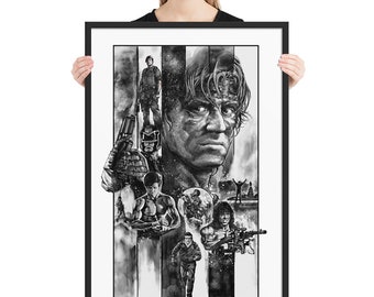 Photo 11x8 De Sylvester Stallone – Reproduction Avec Signature (N°11)