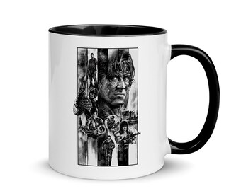 Rambo First Blood Classic Movie Personalised Printed Coffee Tea Drinks Mug Gift