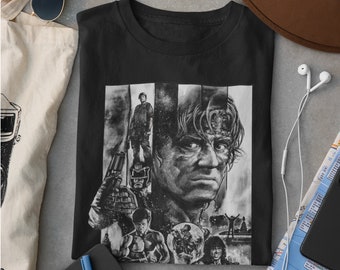 Vintage 1993 Demolition Man Movie T-shirt: Sylvester Stallone