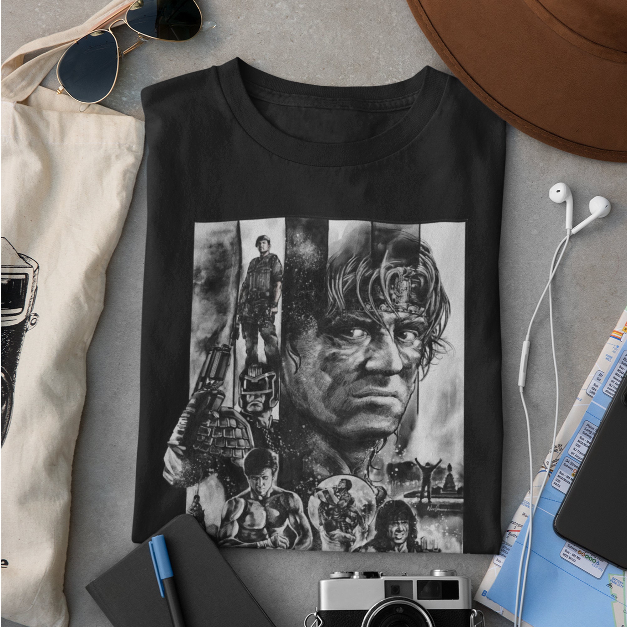Over the top sylvester stallone shirt - Etsy 日本