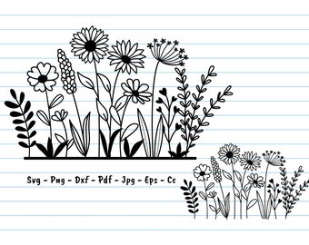 Download Wildflower Svg Etsy