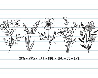 Free Free Flower Svg Etsy 758 SVG PNG EPS DXF File