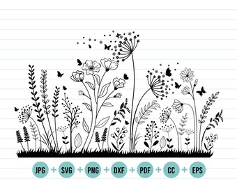 Download Wild Flower Svg Etsy