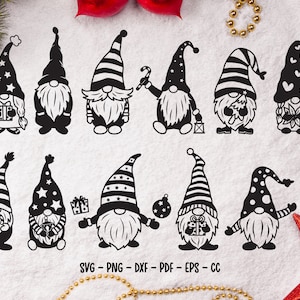 11 Christmas Gnome Svg Bundle Design, Gnome Svg, Christmas Gnome Svg, Christmas Svg, Gnome Clipart, Christmas Png, Svg, Png, Dxf.