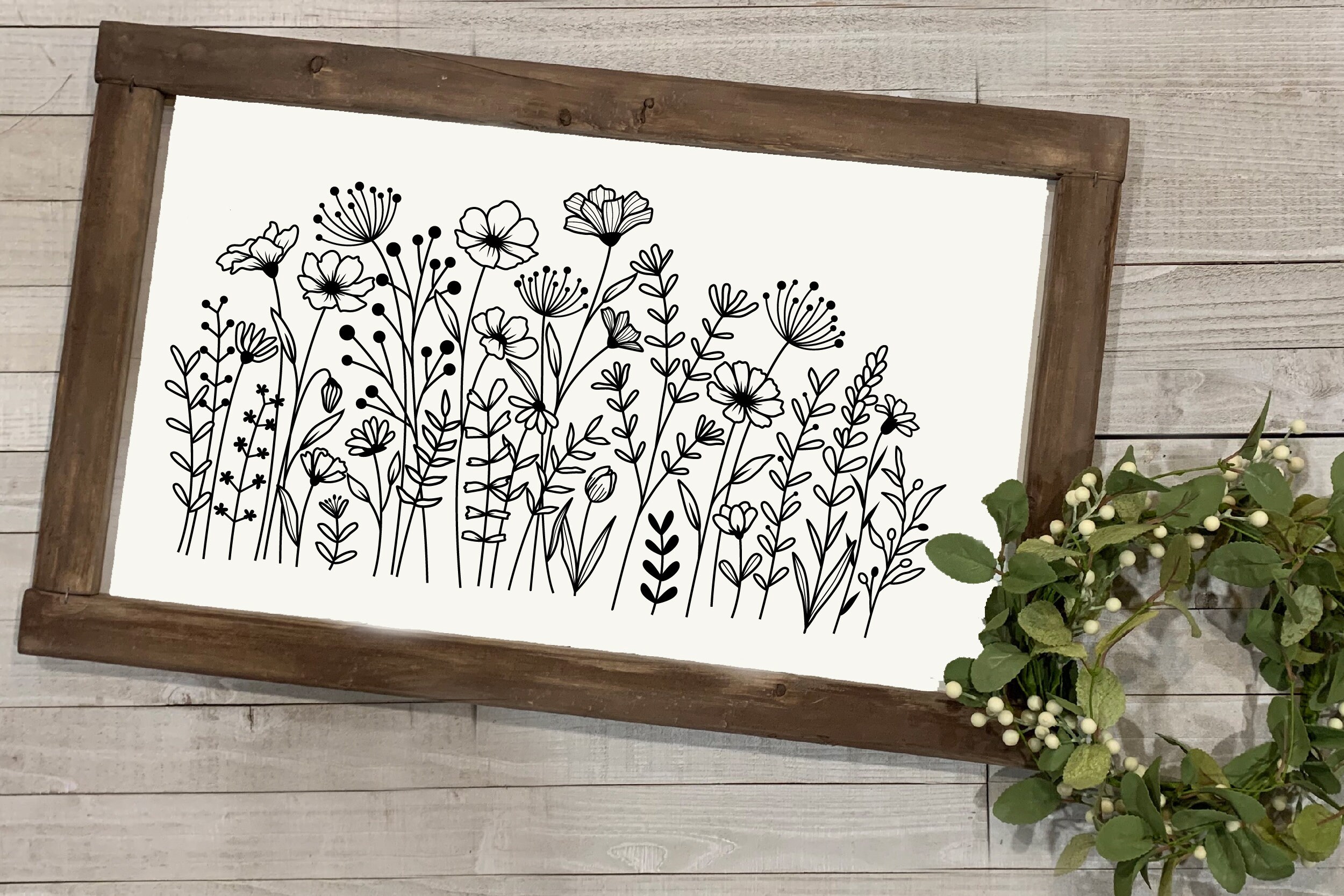 Wildflower Svg Files Flower Meadow Svg Flower Svg Flower - Etsy Singapore