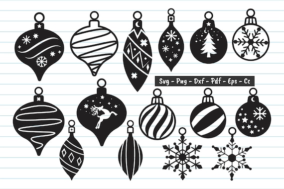 Christmas Ball Svg, Christmas Svg Bundle, Christmas Ornament Svg Bundle, Christmas Decoration Svg, Svg Files For Cricut And Silhouette.