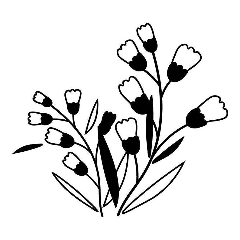 Download Flower Svg Wild Flower Svg Flower Bundle Flowers Element | Etsy
