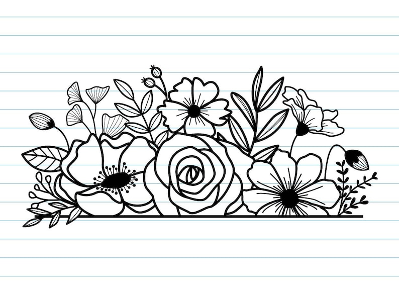 Free Free 145 Flower Border Svg SVG PNG EPS DXF File