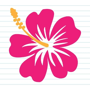 Hibiskus-Svg, Hibiskus-ClipArt, Blumen-Svg, Tropische Blume-Svg, Hibiskus-Blumen-Svg, Hibiskus-Svg-Papierschnitt-Vorlage, svg, Png, Dxf, Eps. Bild 2