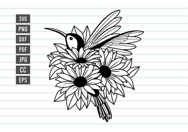 Download Flower Svg Svg Flower Brid Svg Forest Animal Paper Cut Template Sunflower Brid Svg Cut Files Sunflower Svg Dxf Svg Files For Cricut Art Collectibles Digital Efp Osteology Org