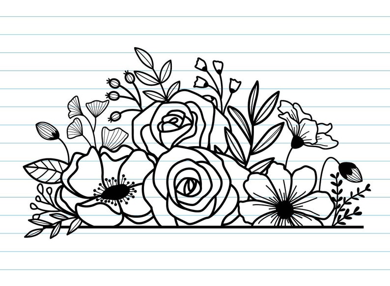 Free Free 153 Flower Svg Border SVG PNG EPS DXF File