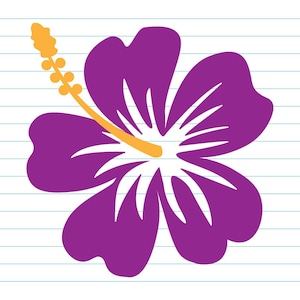 Hibiskus-Svg, Hibiskus-ClipArt, Blumen-Svg, Tropische Blume-Svg, Hibiskus-Blumen-Svg, Hibiskus-Svg-Papierschnitt-Vorlage, svg, Png, Dxf, Eps. Bild 3