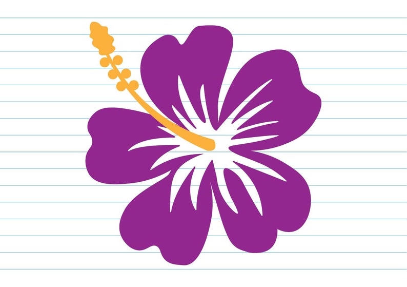 Hibiskus-Svg, Hibiskus-ClipArt, Blumen-Svg, Tropische Blume-Svg, Hibiskus-Blumen-Svg, Hibiskus-Svg-Papierschnitt-Vorlage, svg, Png, Dxf, Eps. Bild 3