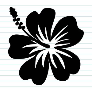Hibiskus-Svg, Hibiskus-ClipArt, Blumen-Svg, Tropische Blume-Svg, Hibiskus-Blumen-Svg, Hibiskus-Svg-Papierschnitt-Vorlage, svg, Png, Dxf, Eps. Bild 6