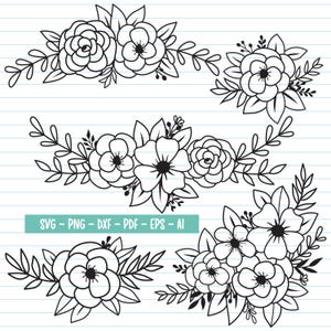 Blumen-Svg, Blumen-Svg-Bundle, Blumen-Svg-Schnittdateien, Blumenecke, Grenze, Bundle, Hochzeit, Hochzeit, Aufzucht, Aufhänger, Aufhänger, Aufhänger, Aufhänger, Aufhänger, Aufhänger