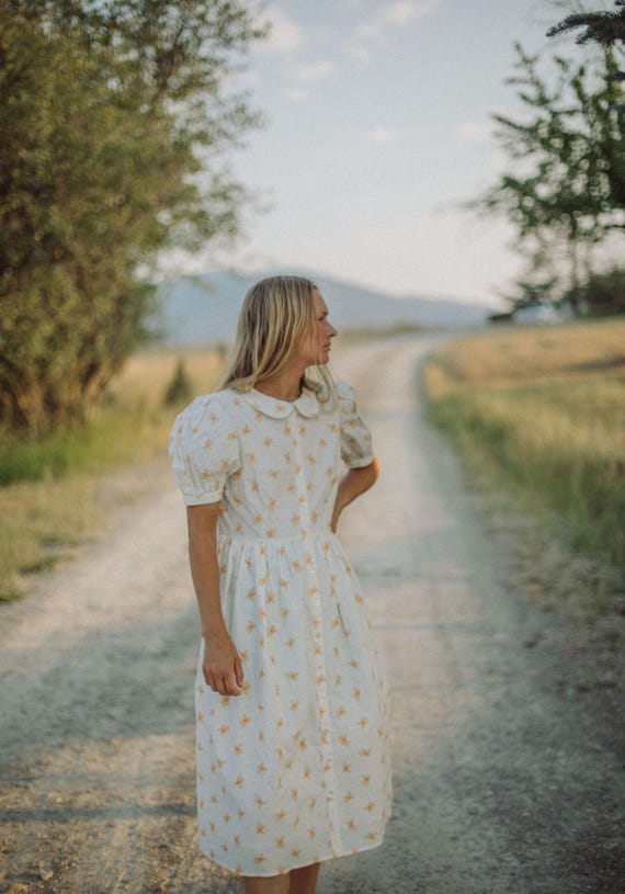 white christmas dresses Ceres Organic Cotton Midi Dress White – TOVE Studio main image 0