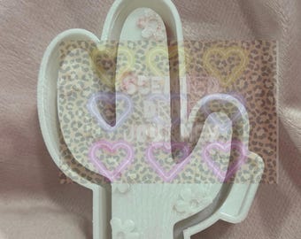 Molde fresco de flor de cactus