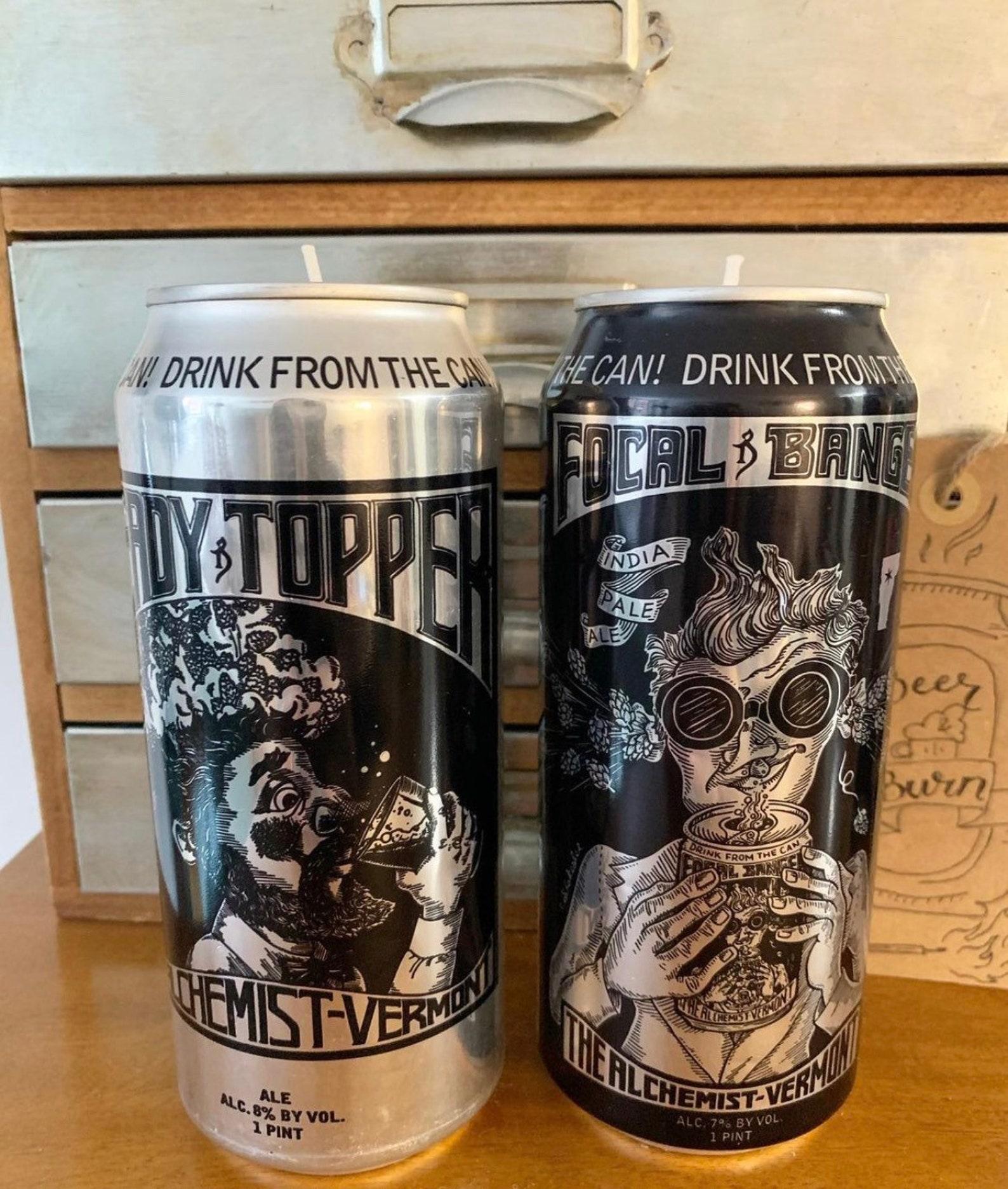 Focal Banger/ Heady Topper Beer Can Candles Etsy