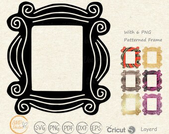 Friends Frame Png Etsy
