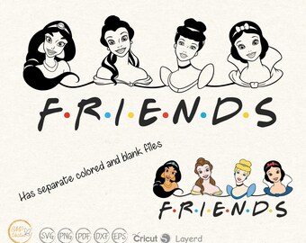 Free Free 220 Princess Friends Svg SVG PNG EPS DXF File