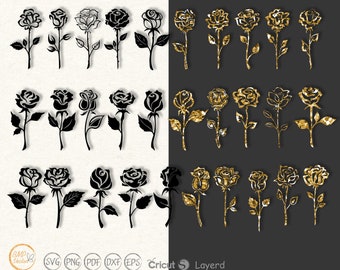 Download Rose Tattoo Svg Etsy