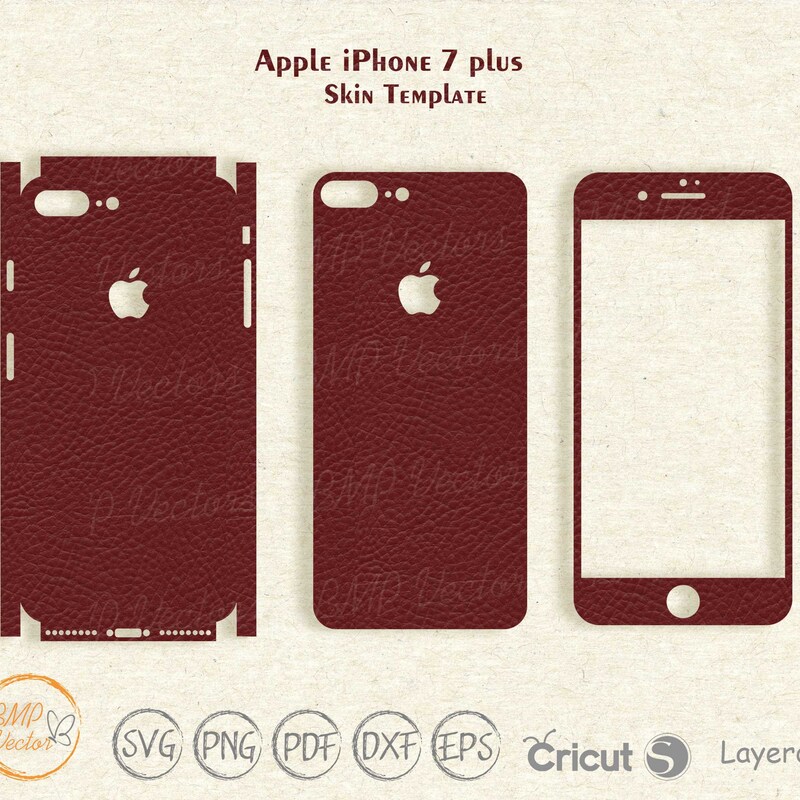 iPhone Back Template - Etsy