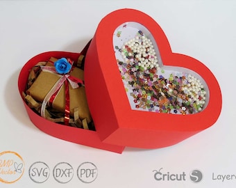 heart box template etsy