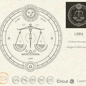 Libra Zodiac svg, Libra Astronomy svg, Constellation Signs, Astrology, Horoscope File for Cricut, Zodiac Signs svg, Horoscope svg