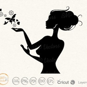 Corpo de mulher svg, figura feminina nua silhueta corporal svg png eps pdf, arquivo de corte de figura feminina, imagens vetoriais de mulher nua para download instantâneo