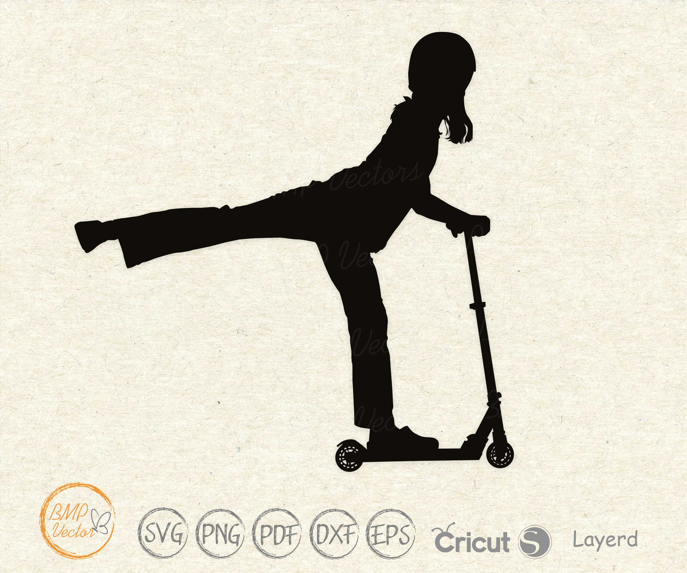 Scooter Svg Scooter Player Svg Stunt Scooter Tricks Vector - Etsy UK