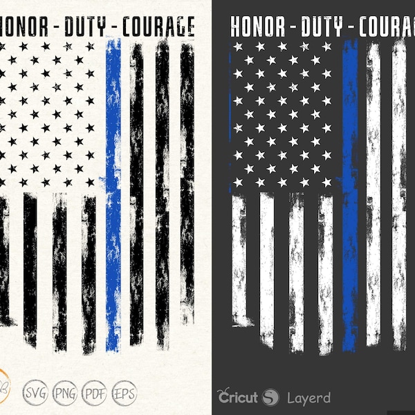 Honor Duty Courage svg, USA flag svg, American flag svg, distressed flag, T-shirts design, printable flag, Eps Svg Png Ai, digital download