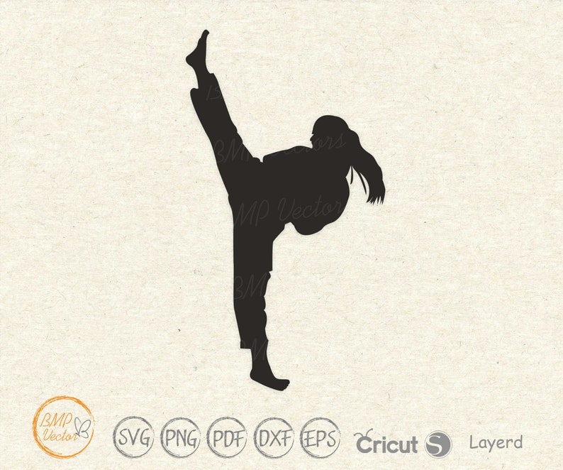 Download Clip Art Art Collectibles Kung Fu Svg Taekwondo Svg Printable Vinyl Girl Boy Karate Vector Image For Cricut Silhouette Instant Download Karate Svg Bundle