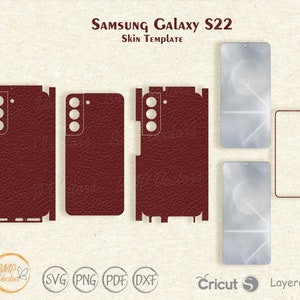 Samsung Galaxy S22 skin cut template vector, Samsung skin svg cut file, Phone skins, Silhouette, Vinyl File, printable, cricut