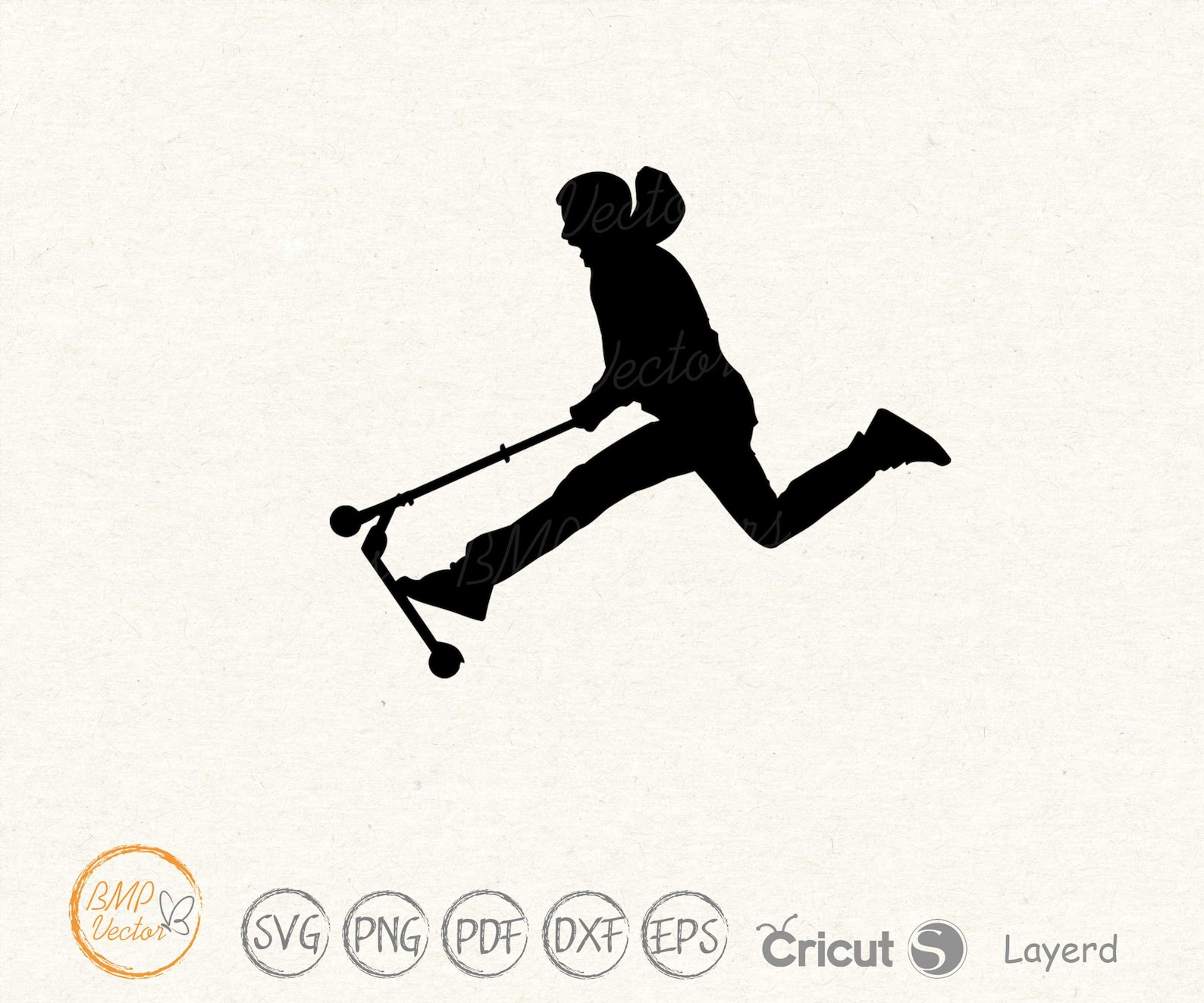 Scooter Svg Scooter Player Svg Stunt Scooter Tricks Vector | Etsy