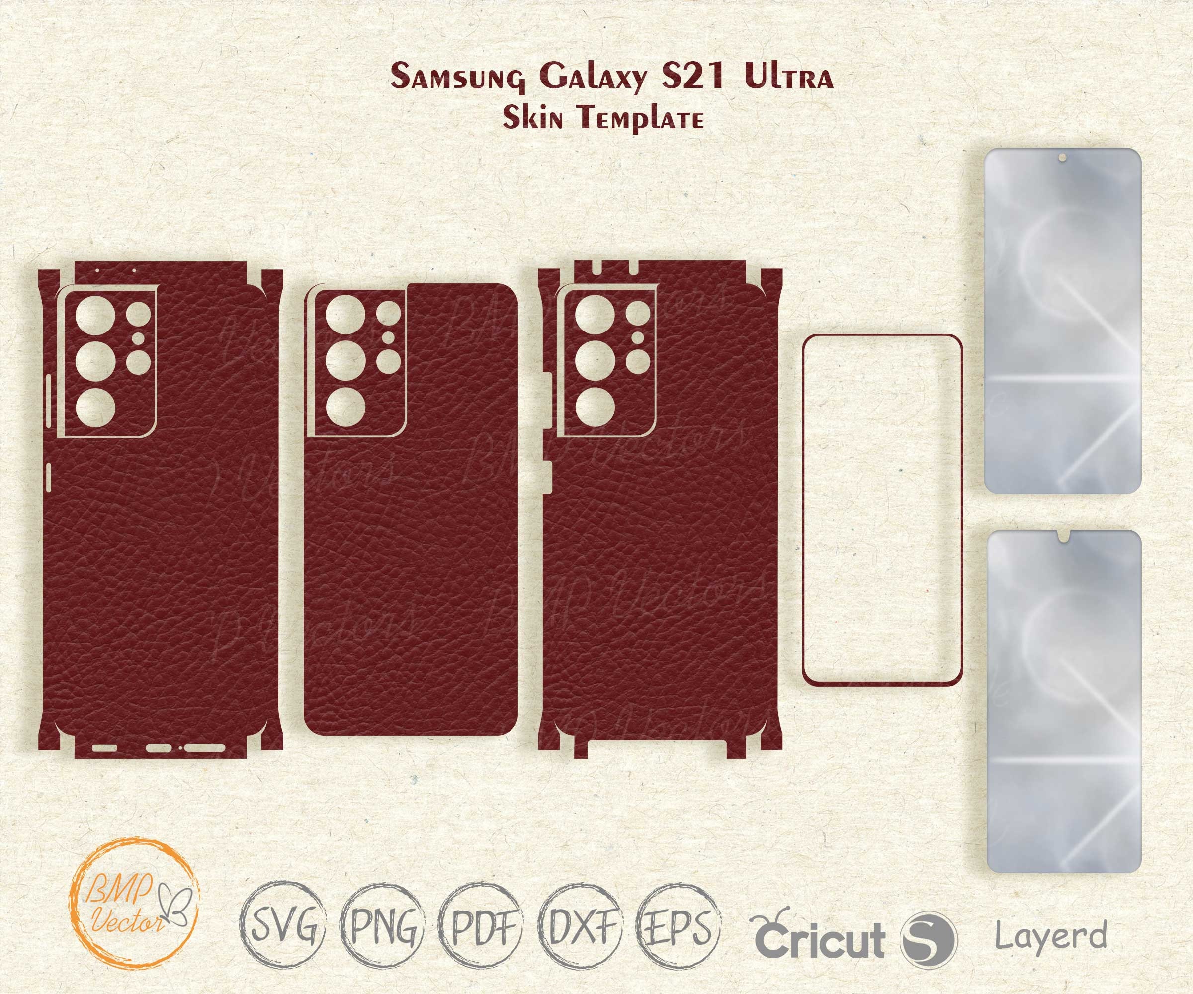 Samsung Galaxy S21 Ultra Skin Cut Template Vector Samsung Etsy