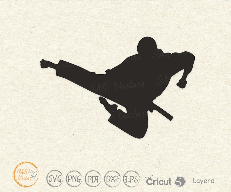 Download Clip Art Art Collectibles Kung Fu Svg Taekwondo Svg Printable Vinyl Girl Boy Karate Vector Image For Cricut Silhouette Instant Download Karate Svg Bundle