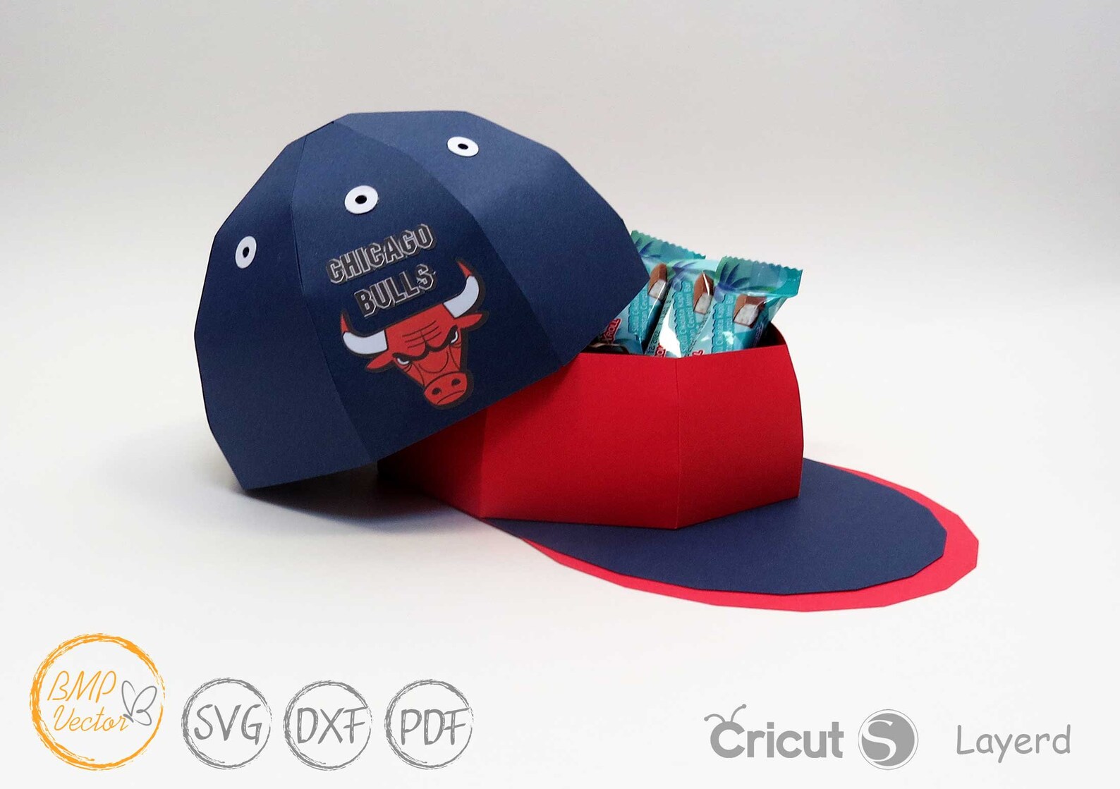 Baseball Cap Box SVG File 3D Gift Box Favour Baseball Cap Etsy Australia