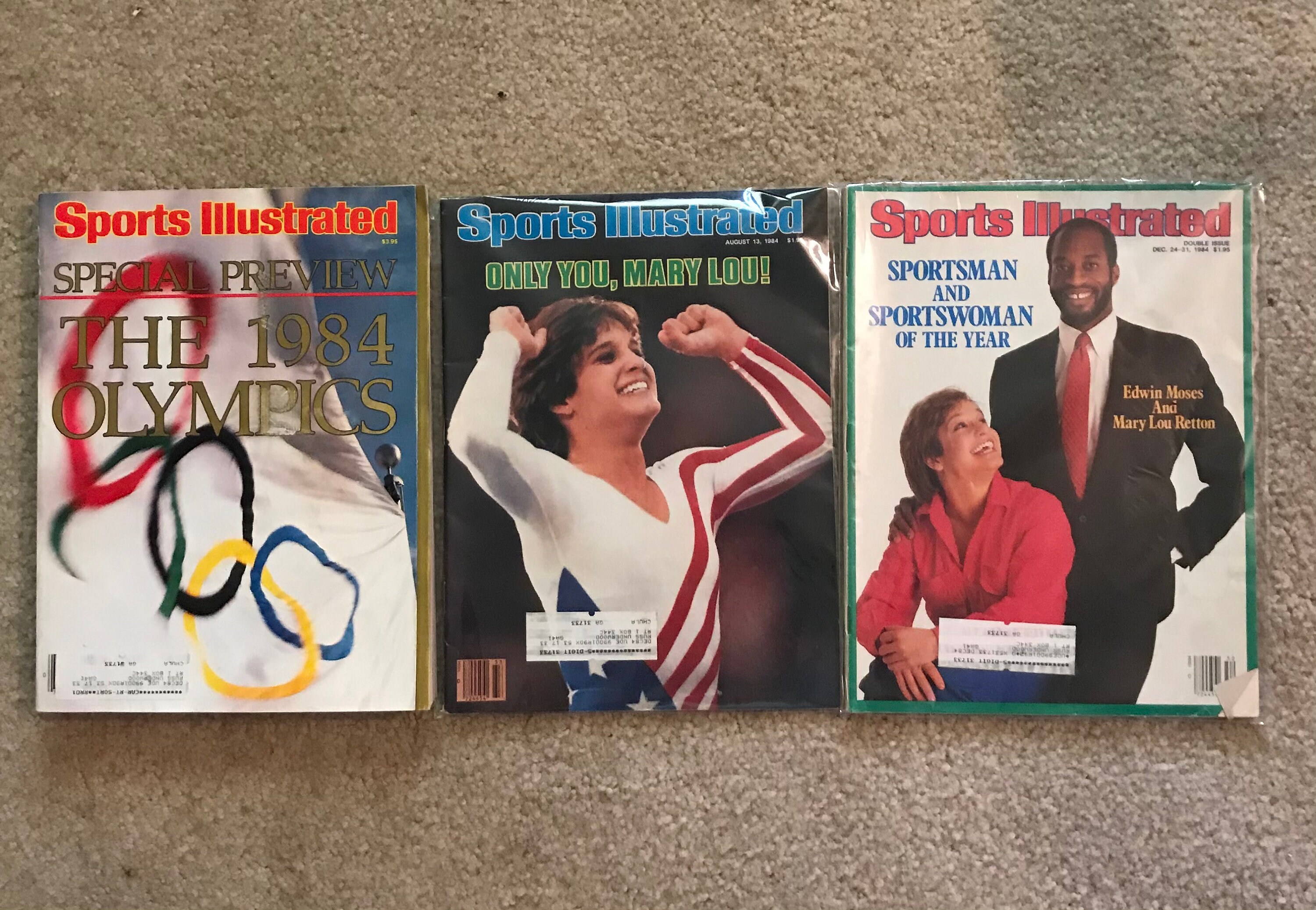 3 Vintage Sports Illustrated Magazines 1984 Olympics Etsy