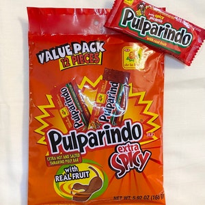 Extra Spicy Pulparindo - 12 Pieces