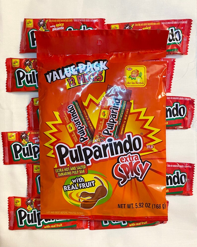 Extra Spicy Pulparindo - 12 Pieces - Etsy