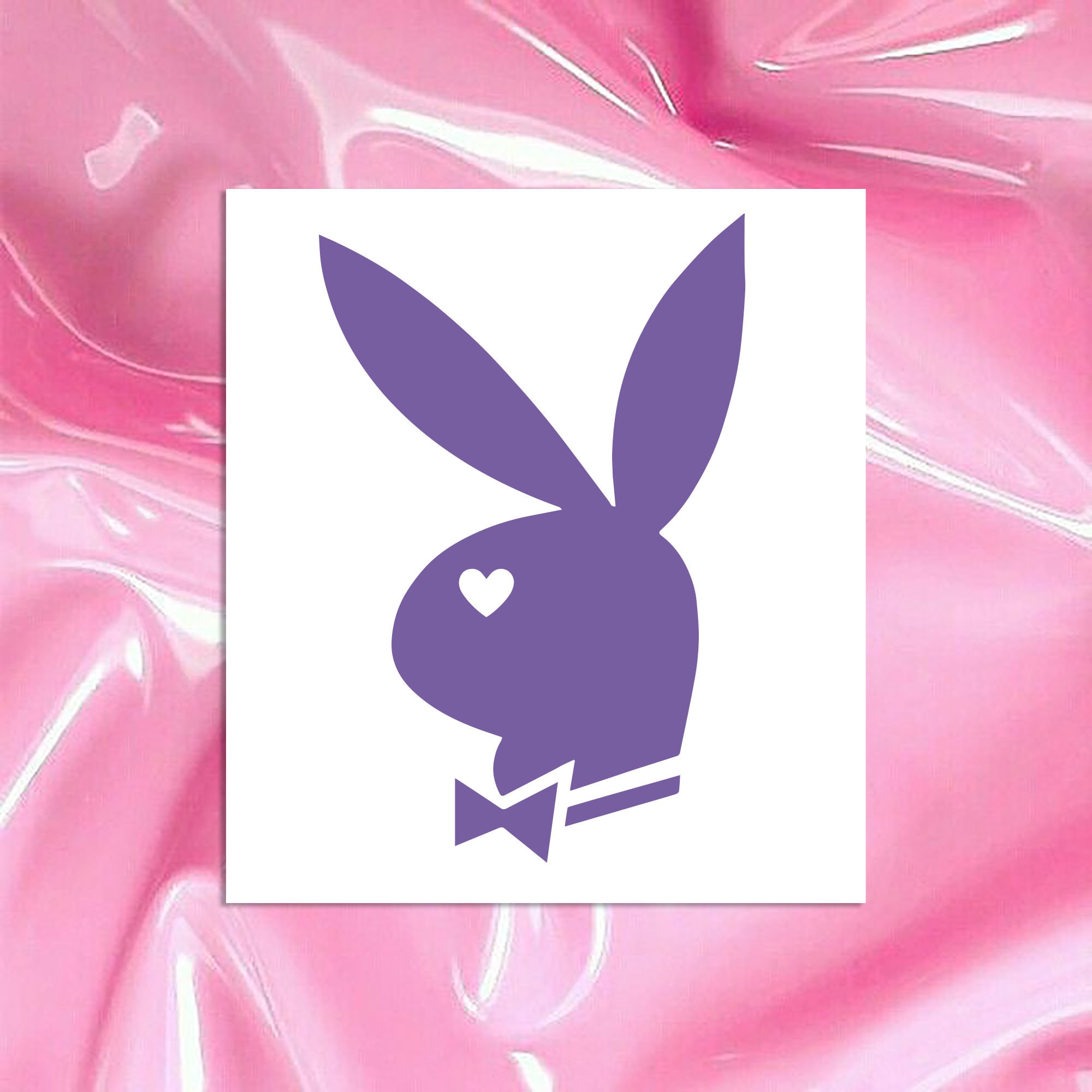 Playboy Bunny Vinyl Bumper Sticker / Laptop Decal Etsy