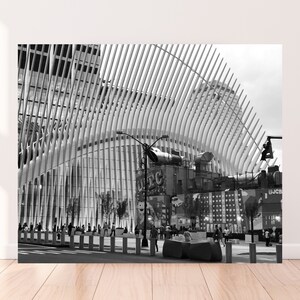 Oculus Photography Print - New York City, NYC, World Trade Center, Subway, Black & White, Architecture, Building