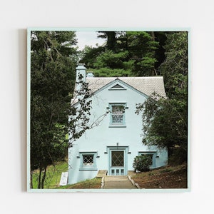 Digital File - Little Blue Photography Print - Old House, Tarrytown, New York, Nature