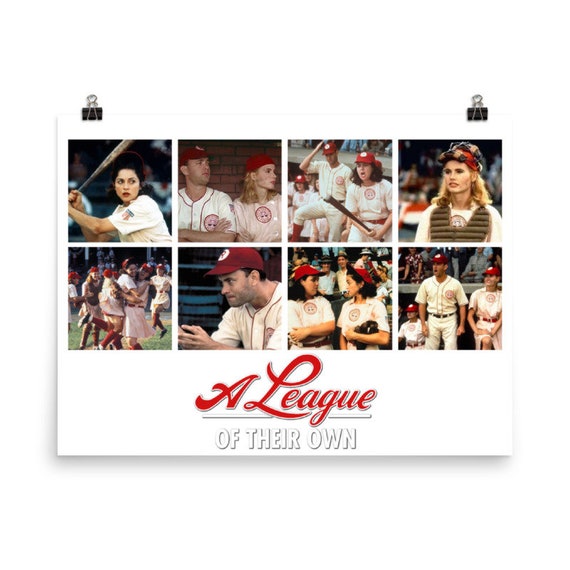 A League Of Their Own Collage Poster Etsy