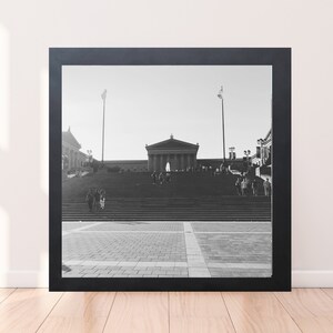 Steps Framed Photography Print - Philly, Philadelphia, Pennsylvania, Rocky, Sylvester Stallone, Philadelphia Museum of Art