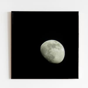 Digital File - Take Me To The Moon Photography Print - Night, Nighttime, Sky, Nature, Black & White