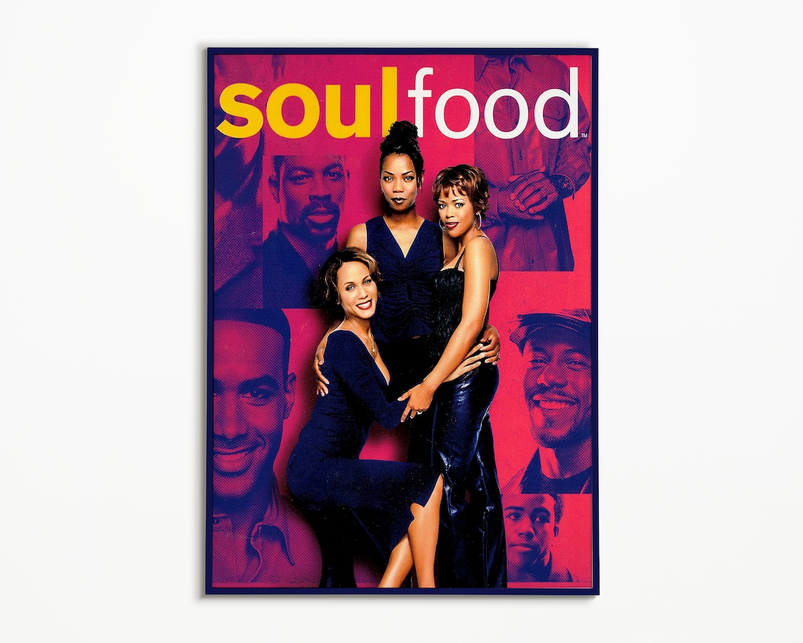 Digital File Soul Food TV Show Poster Printable, Television, Showtime, Bird, Maxine, Terri