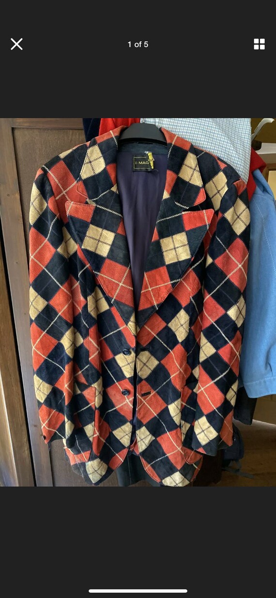 70s Leather Patchwork Jacket