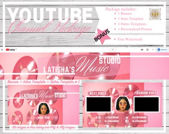 Pink Youtube Logo Etsy