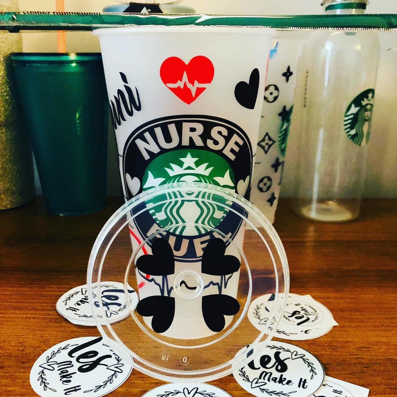 Nurse Fuel Starbucks Reusable Cold Cup Starbucks Cup Nurse Etsy